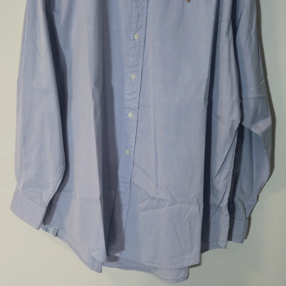 Polo Ralph Lauren 18 36/37 Blue Multi-Color Pony Oxford Button Down Shirt XL XXL - Picture 7 of 12
